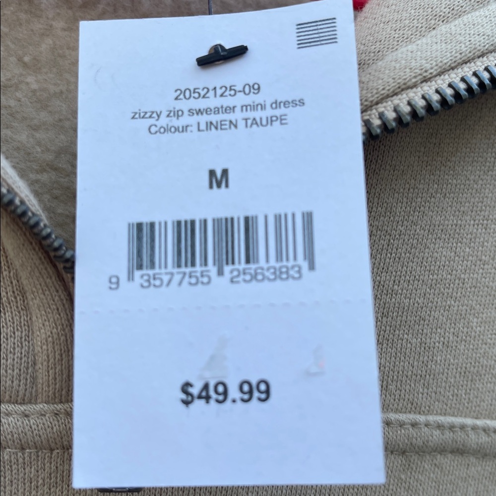 Cotton On Zizzi Zip Sweater Mini Dress Size: M - Picture 3 of 9